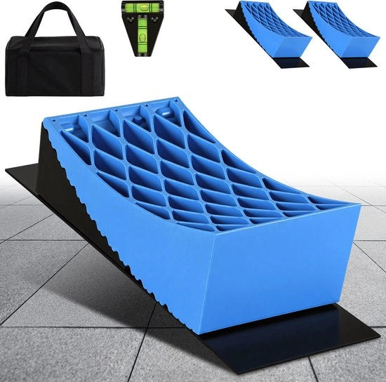 Livelli per camper 2 pezzi 32 x 15,2 x 11 cm HDPE, forma a rientro