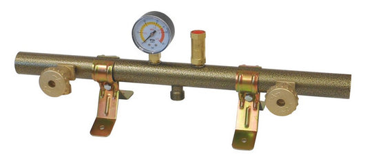 centralina gas tubolare con valvola e manometro 2 uscite cod:ferx.vit31236