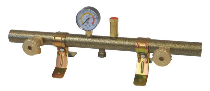 centralina gas tubolare con valvola e manometro 2 uscite cod:ferx.vit31236