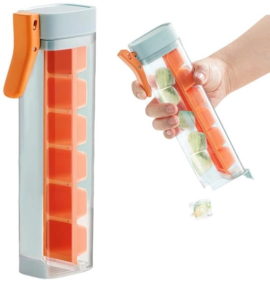 Congelatore per Icicle con Mechanismo di Pressione - 6 Icicle - Progettato per Risparmiare Spazio - Facile da Pulire - Ideale per Bevande e Cocktail - Macchina per Icicle