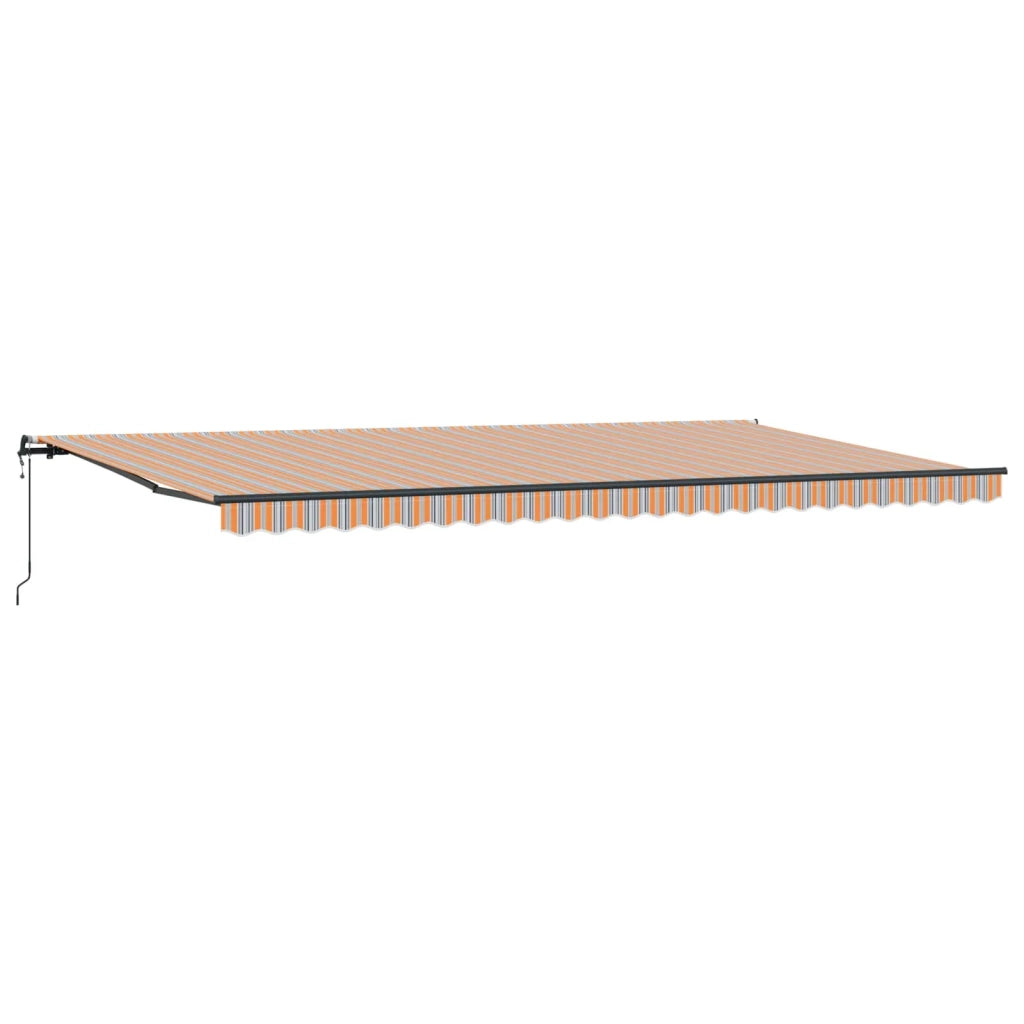 Tenda retrattile Multicolore 600 × 350 cm Tessuto e Alluminio 3331731
