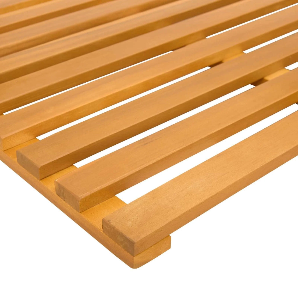 Tappeto da bagno Tinta unita Marrone 50 x 48 x 2,5 cm legno CFW7789659