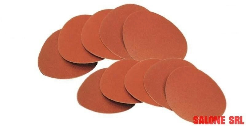 DISCO ABRASIVO 10 PZ.CON VELCRO PG 349.00 GRANA 40 DIAMETRO MM.115 POGGI