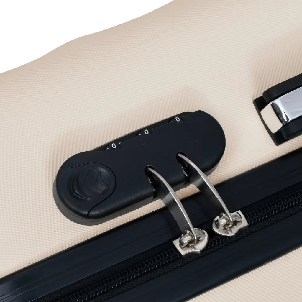 Set Valigie Trolley a Custodia Rigida 3 pz Oro in ABS CFW3107483