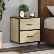 Comodino a Muro Rovere Sonoma 40x31x39,5 cm