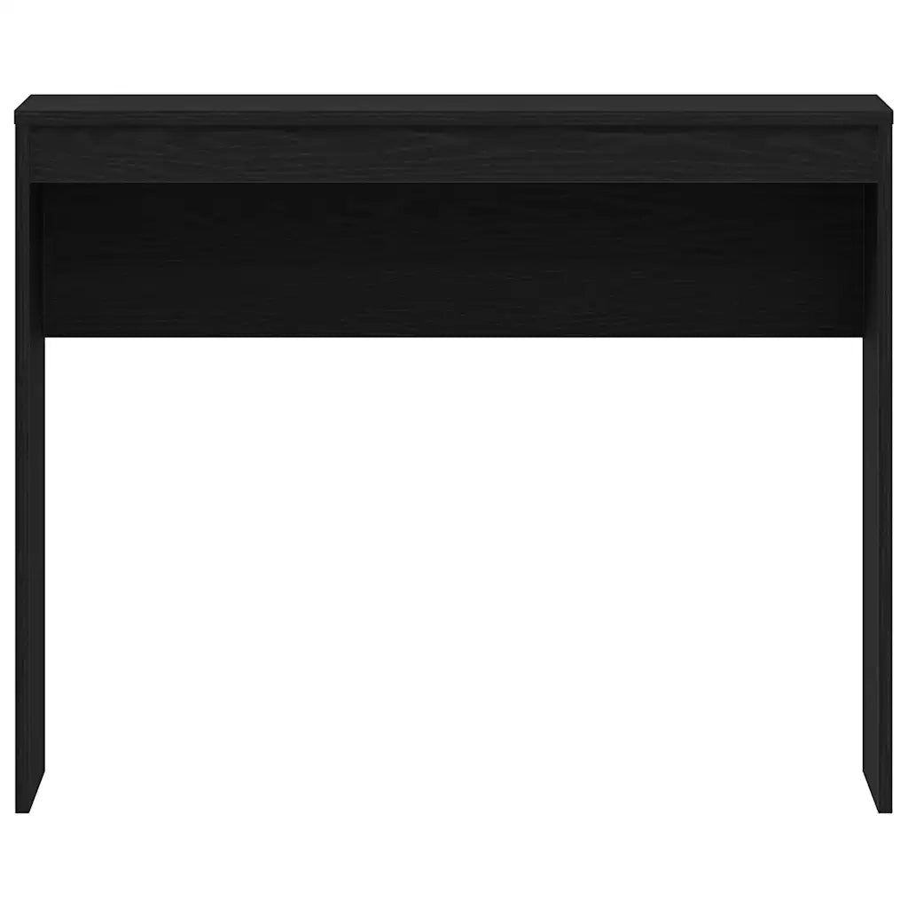 Scrivania Rovere Nero 90x40x72 cm in Legno Multistrato