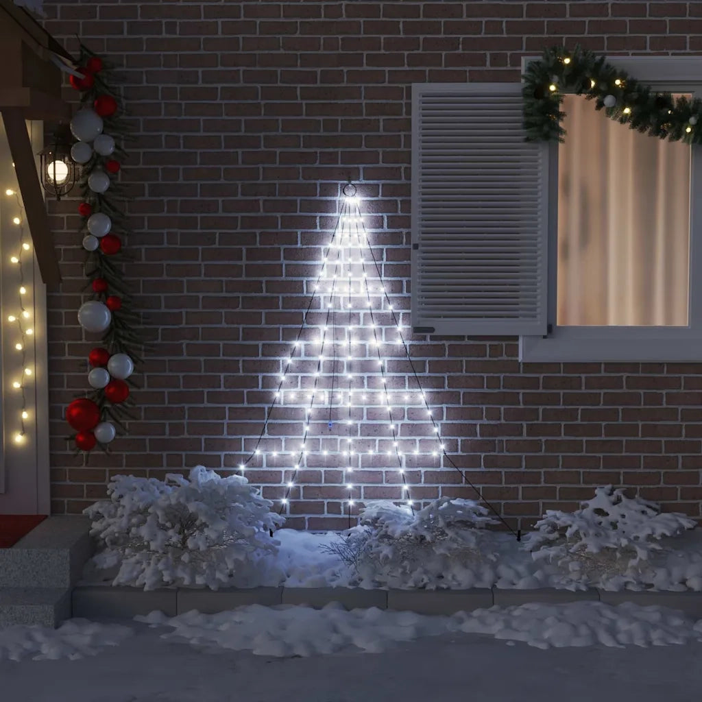 Albero di Natale LED con picchetti per il terreno-Luci decorative natalizie Bianco freddo 890447