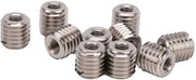 Set di 10 Stuvi per Beviti in Acciaio Inossidabile - M5x0,8 Mm/M10x1,5 Mm - 10 Mm di Lunghezza - Stuvi con Boccole - Riparazione di Cavi - Bocchelli con Boccole