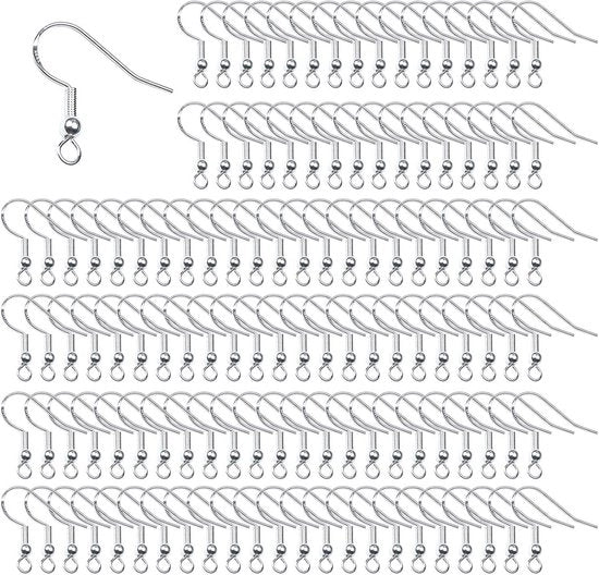 100 pezzi di Orecchini a Pendente in Argento Sterling - Creazione di Gioielli DIY