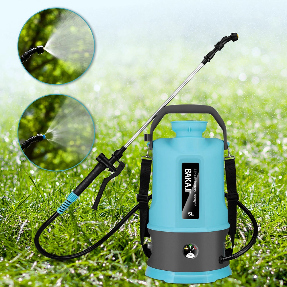 Nebulizzatore a Batteria 5 Litri Senza Fili Spruzzatore a Pressione per Giardino
