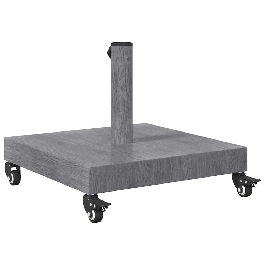 Base per ombrellone Aspetto Legno Grigio Scuro CFW8548195