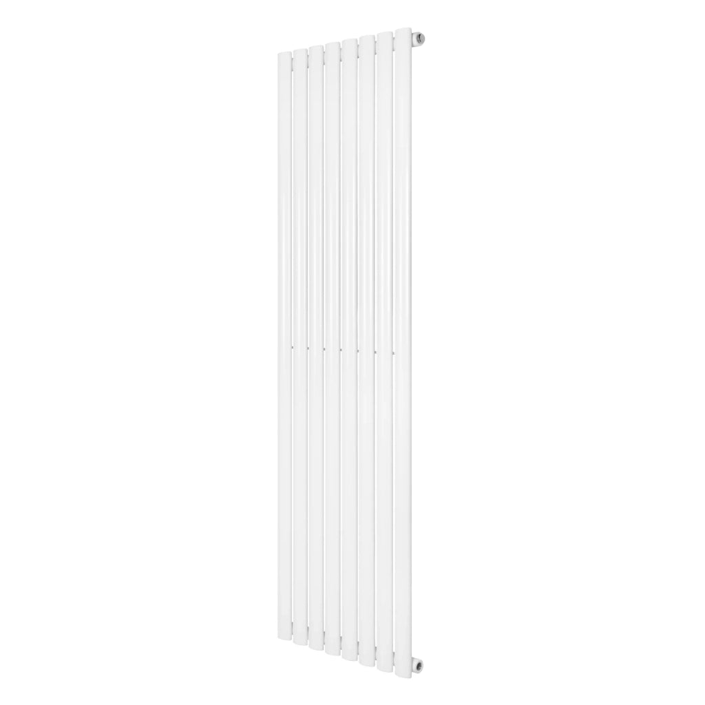 Radiatore Verticale Design Ovale Colonna Singola Bianco 1600x480 mm