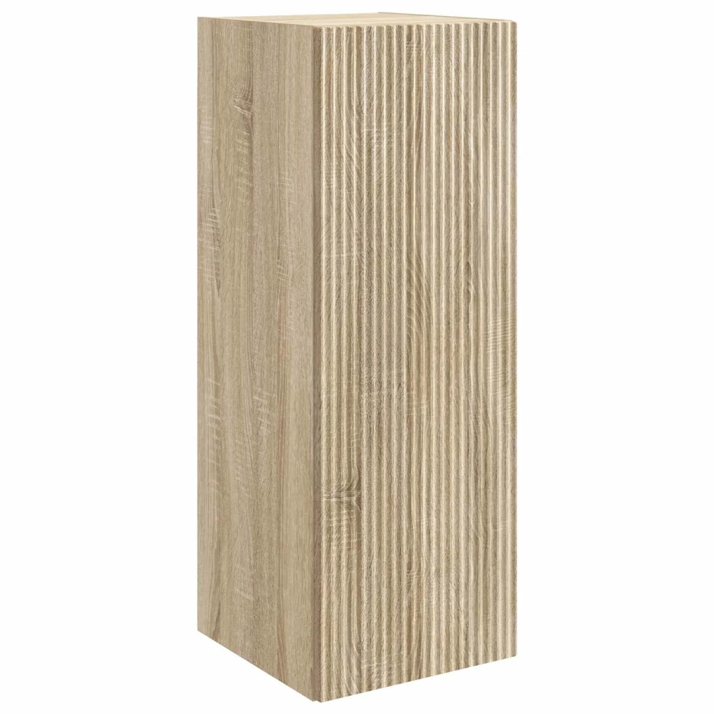 Mobiletto a muro Rovere Sonoma 33 x 34,5 x 90 cm 898417