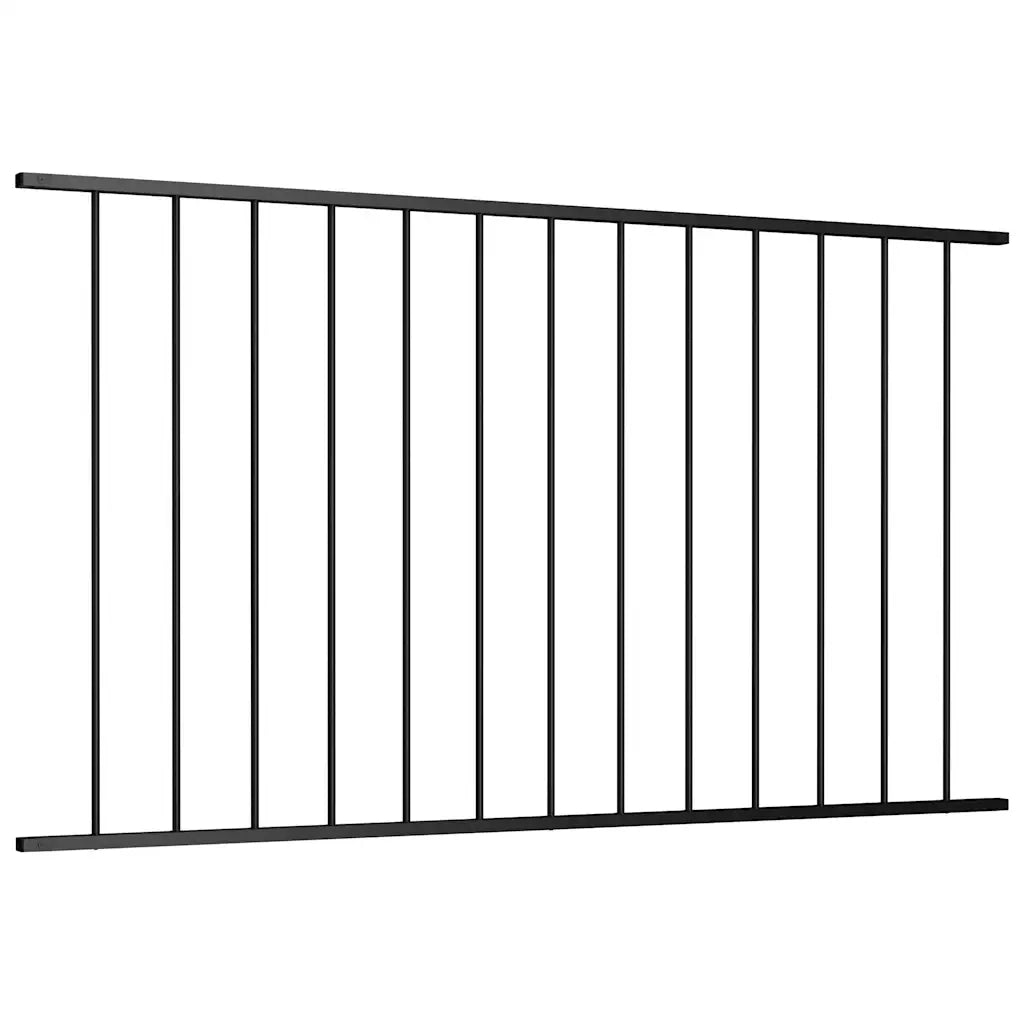 Pannello di recinzione | Recinzione da Giardino Woerden in acciaio verniciato a polvere 1,7x1,17 m Nero