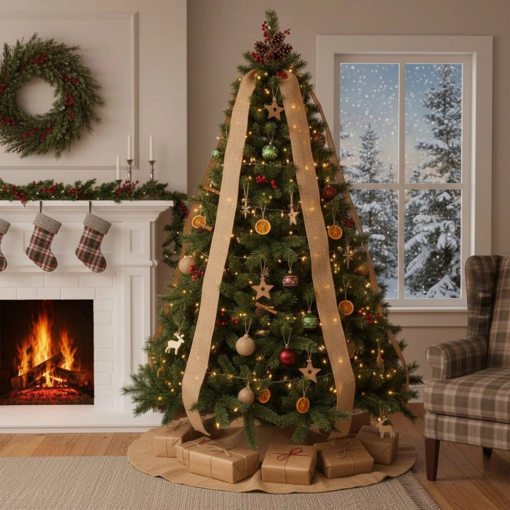 Albero di natale justin collezione xone elegante e imponente *** misura h 210, confezione 1
