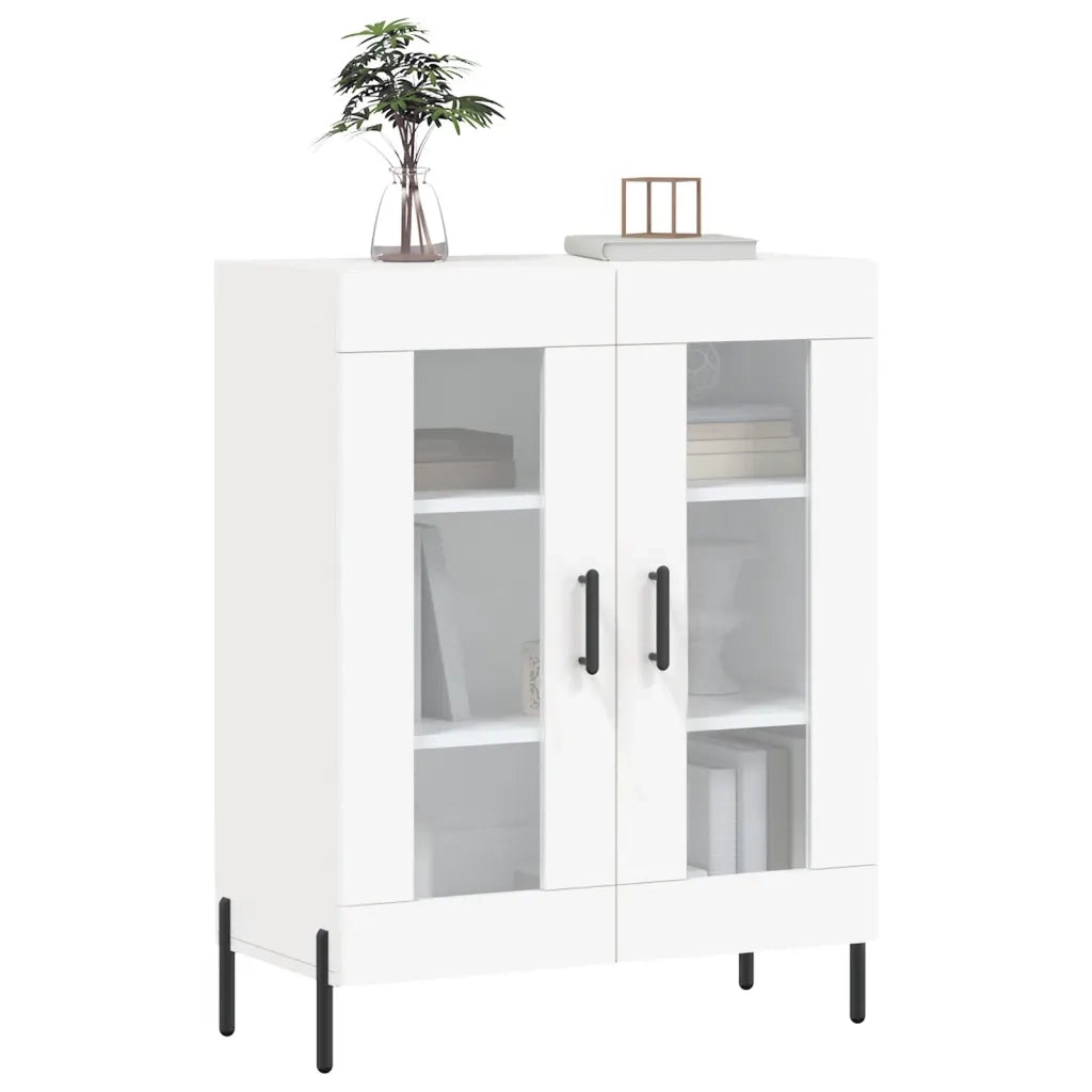 Credenza | Madia | Buffet da pranzo | Armadio da pranzo Bianca 69,5x34x90 cm in Legno Multistrato