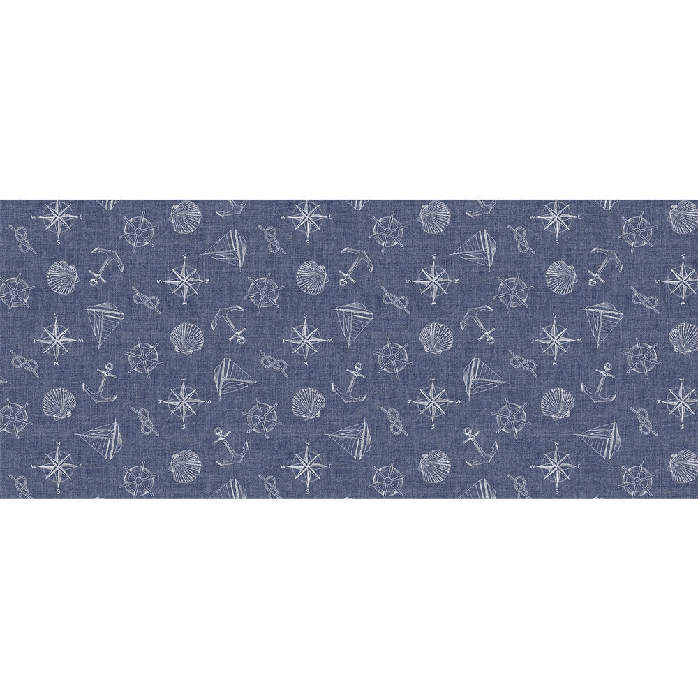TOVAGLIATO fantasia mare nautica 'PTEX-R' art. 18Q/01  - BONITA