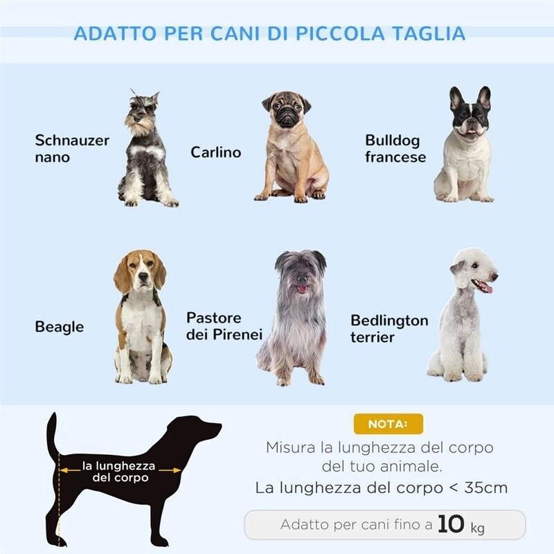 CUCCIA PER CANI DA INTERNI, DIVANO PER GATTI O CANI DI TAGLIA PICCOLA E MEDIA MAX 10 KG IN VELLUTO BLU