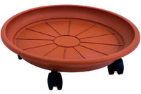 Portavaso terracotta ?50cm c/ruote