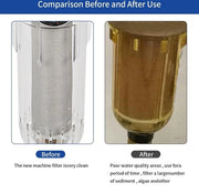 Filtro a sedimentazione spin-down ricaricabile per tubo di irrigazione (E-20 mm) con parole chiave popolari filtro acqua rubinetto