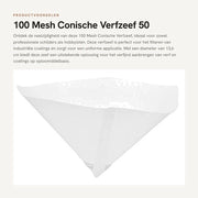 Filtro a sifone 100 Maglia - 50 pezzi - Leggero - Progettazione robusta - Diametro 13,6 cm