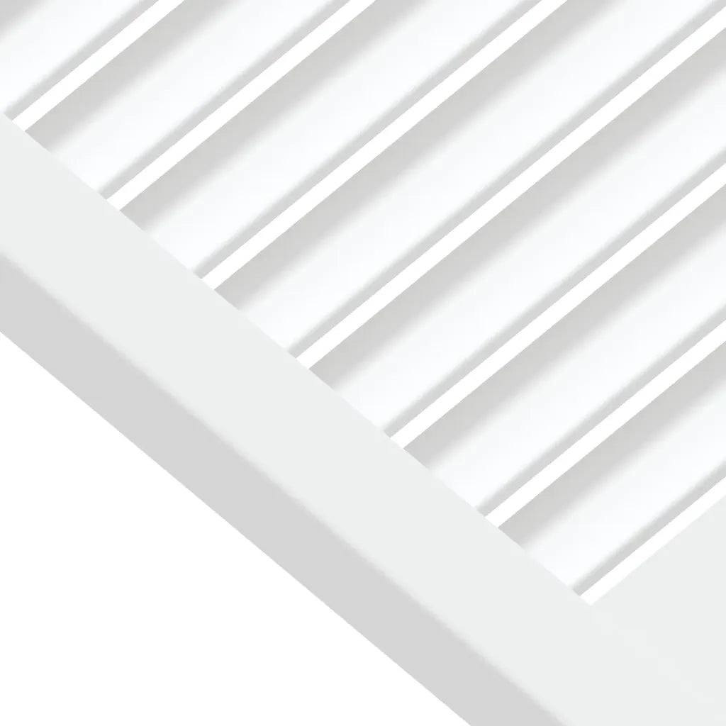 Ante a Lamelle 2 pz Bianche 61,5x49,4 cm in Legno di Pino CFW1055930
