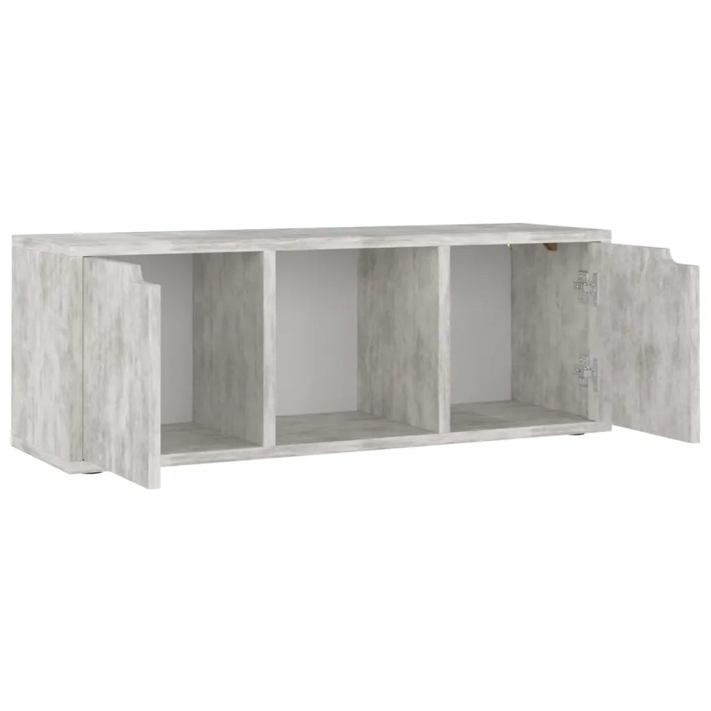 Mobile Porta TV Cemento 88,5x27,5x30,5 cm in Legno Multistrato 338175