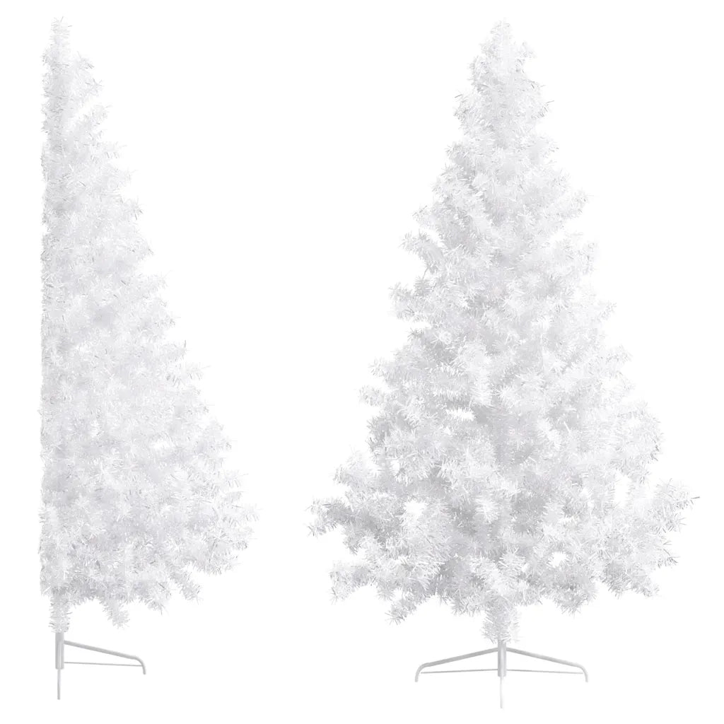 Set Albero Natale Artificiale a MetÃ  LED Palline Bianco 210cm  cod mxl 16212