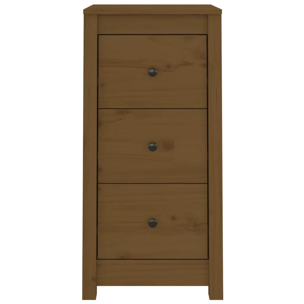 Credenze 2 pz Miele 40x35x80 cm in Legno Massello di Pino cod mxl 22975