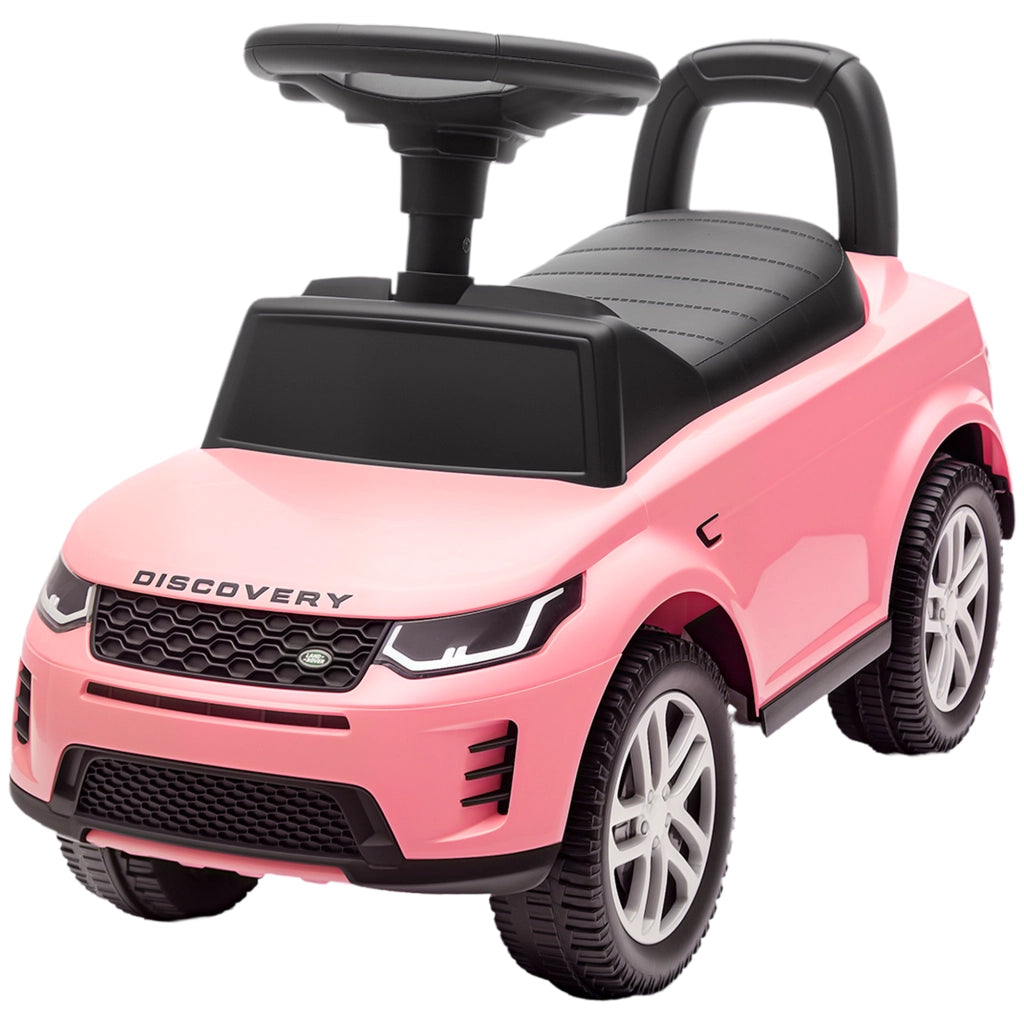 Coche Correpasillos Land Rover per Bambini 18-36 Mesi con Ripiano e Suoni ¨C Minimal ¨C Rosa