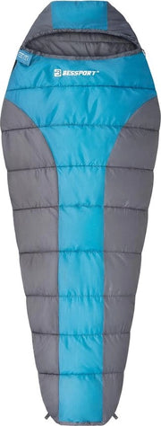 Sacco da campeggio per esterno, adatto per 3 stagioni, escursionismo, campeggio e arrampicata, sacco da campeggio compatto e ultraleggero, piccola misura di imballo, con 100% cotone spugnato, 250 g/m²
