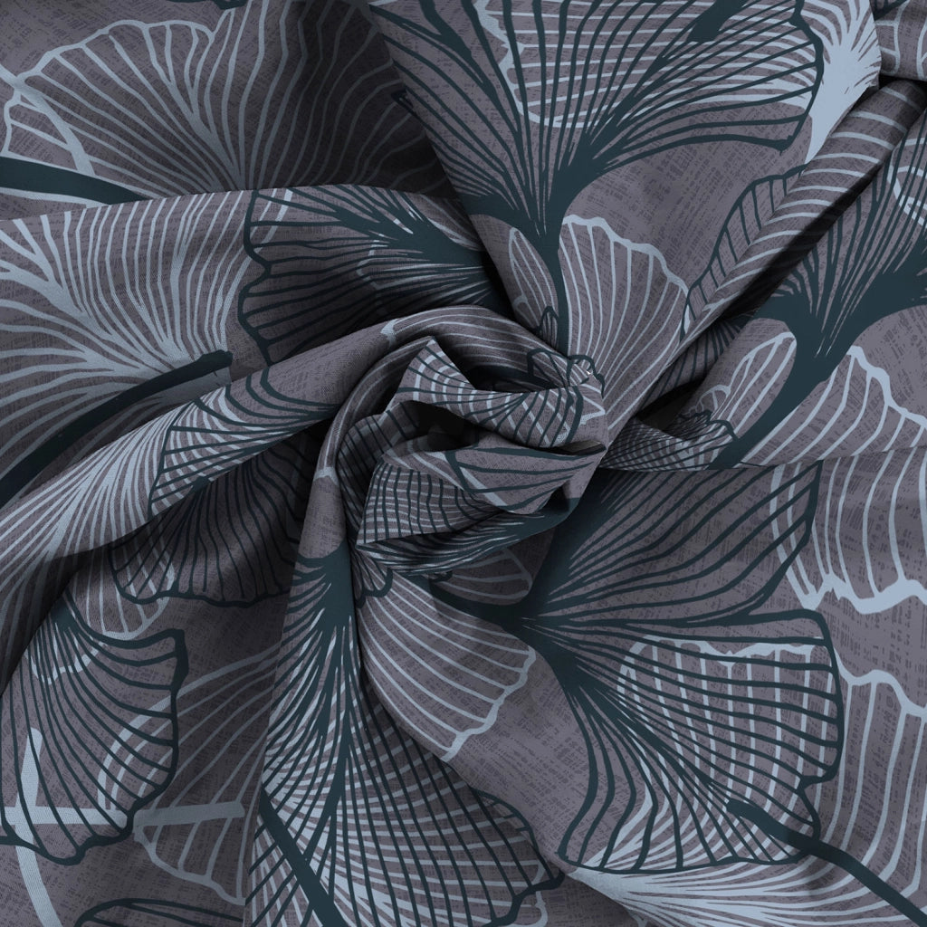 Set Lenzuola Infinity Matrimoniale Sopra Sotto e Federe in Poliestere Ginko Grey
