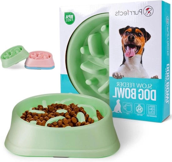 Lentotreno per cani con profilo lento per ridurre l'ingestione di cibo e prevenire lo strangolamento