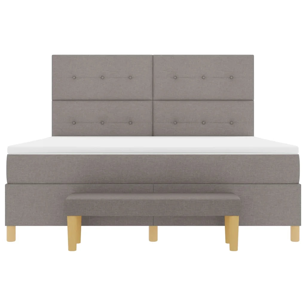 Letto a molle con testiera Talpa 200 x 180 cm Tessuto 3344321