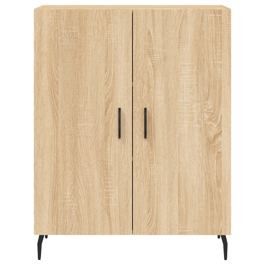 Buffet credenza cassettiera armadio mobile contenitore organizer cucina soggiorno salotto rovere Sonoma alto 69,5 x 34 x 180 cm legno ingegnerizzato marrone 02_0034166
