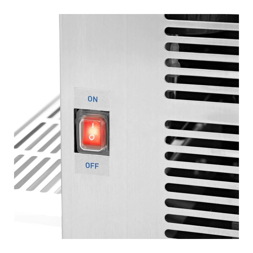 Distributore di bevande refrigerato 2 x 10 litri fontana di succhi con rubinetto (capacità: 2 x 10 litri potenza: 290 watt funzioni: refrigerazione agitazione) 14_0005302