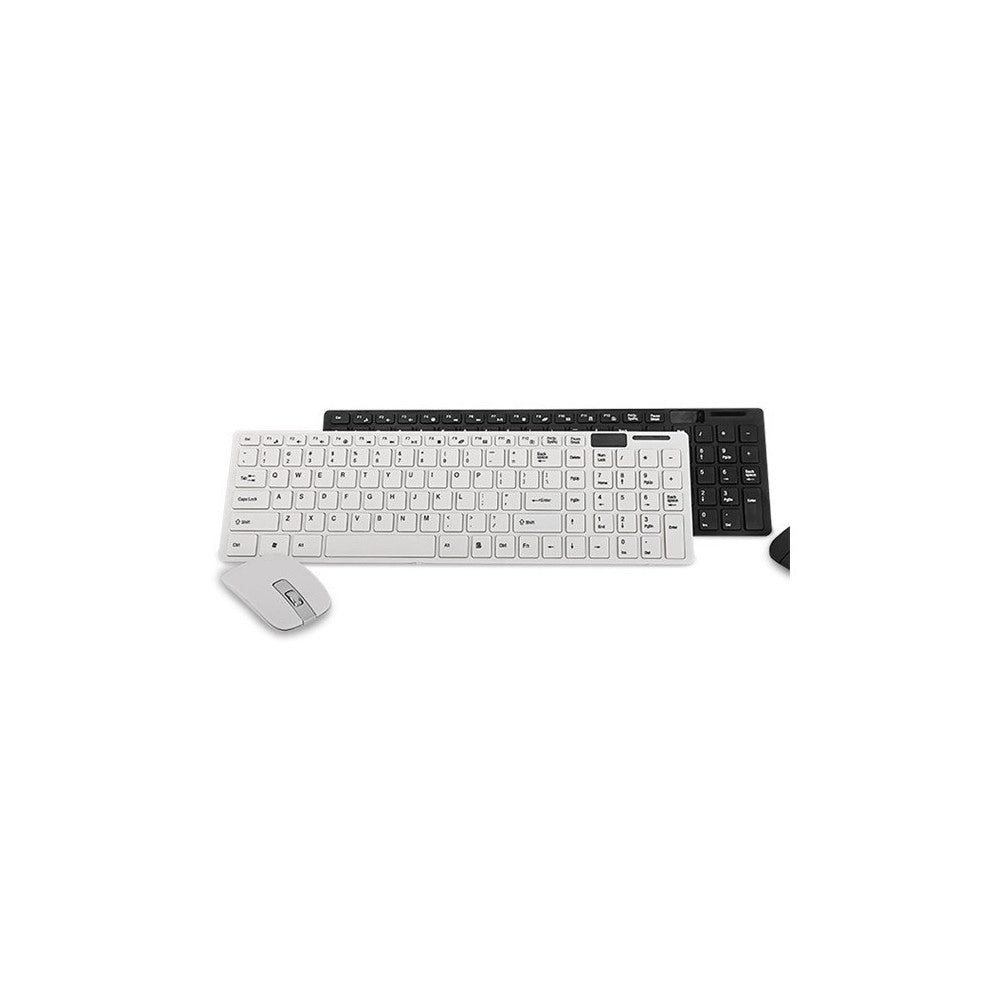 Trade Shop - Mini Tastiera Wireless 2.4ghz + Mouse Con Copri Tastiera Compatibile Con Tablet -