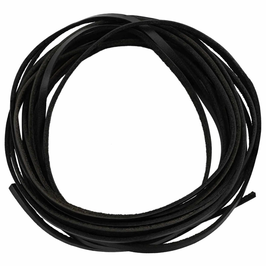 Cinturino in pelle Nero 200 x 0,4 cm Pelle 42034130