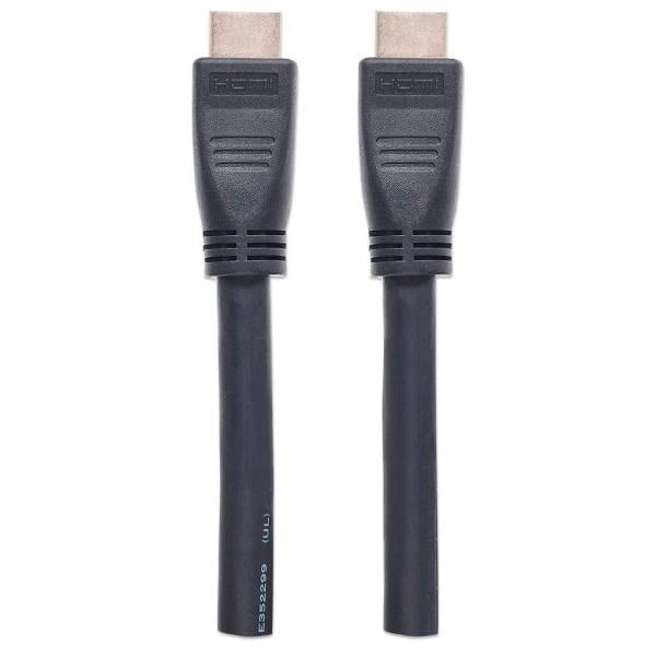 Cavo HDMI CL3 High Speed con Ethernet A/A M/M 10m Nero