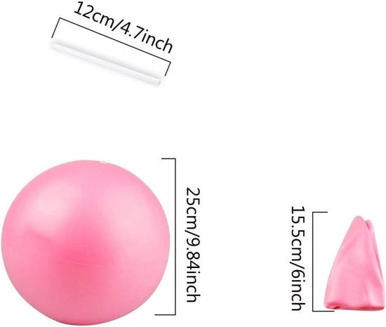 Ballo di Pilates morbido 25 CM - Barra di esercizio per piccola stabilità barra anti-burst barra yoga barra di equilibrio barra per mini ginnastica.