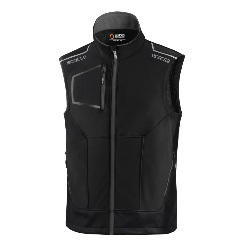GILET DA LAVORO ILLINOIS- - tg.M - nero grigio - 1 pezzi SPARCO