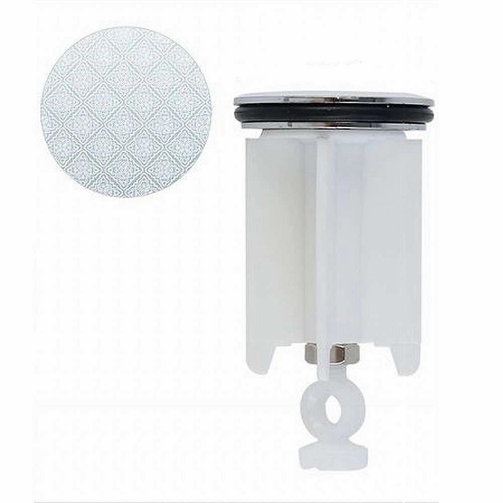 Trade Shop - Tappo Per Lavandino Bagno Lavabo Bidet Universale 40mm Con Motivo Maioliche 87277 -