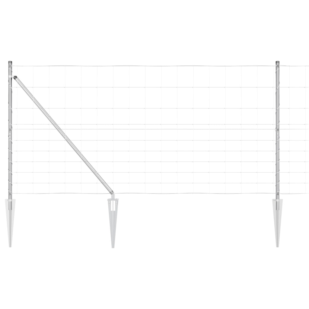 Recinzione da Campo  1.2x50 m Acciaio Zincato