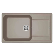 Lavello Elleci Incasso 1 vasca 86x50 Life 410 Granitek Grigio Tortora LG241043