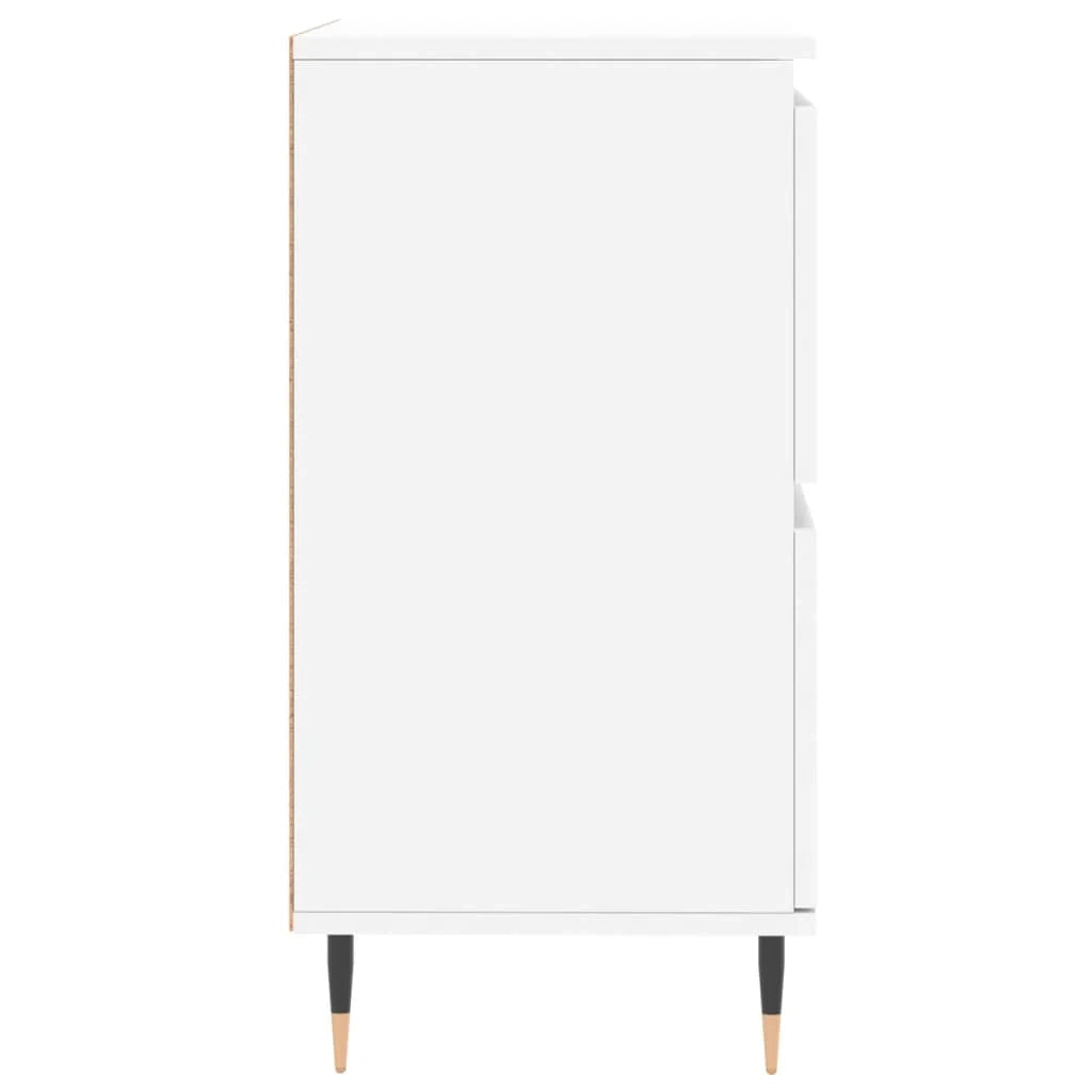 Buffet credenza cassettiera armadio mobile contenitore organizer per cucina soggiorno salotti 3 pezzi legno ingegnerizzato bianco 02_0037006