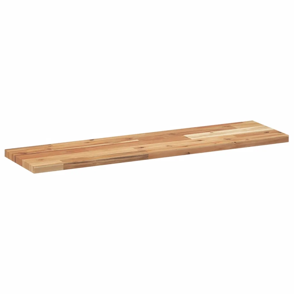 vidaXL Mensole da Parete 2 pz 80x20x2 cm Legno Acacia Rifinito a Olio