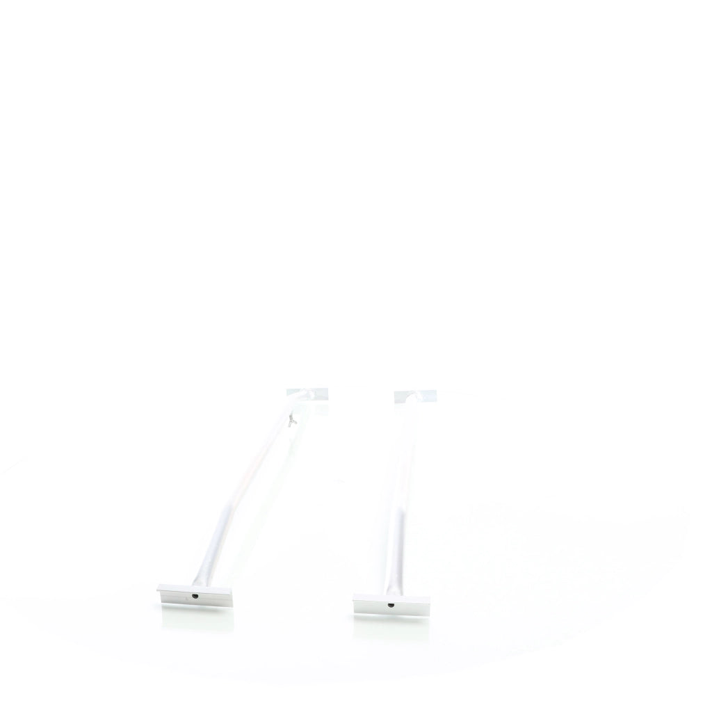Staffe telo per rimorchi leggeri e carrelli appendice, 2 barre allungabili 100-145cm, in alluminio