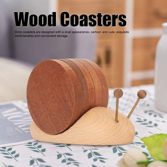 Onderzetters in Legno - Set di Onderzetters - Onderzetters con Magnete - Onderzetters Multifunzionali - Onderzetters Decorativi - Sostenibili e Ecocompatibili - Onderzetters per Proteggere i Superfici