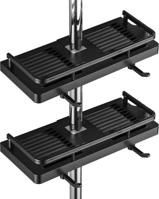 Scaffalatura per spezie, mensola angolare per bagno cucina - 12D x 27L x 5A centimetri