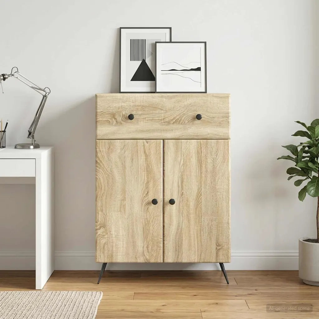 Credenza Rovere Sonoma 66 x 34,5 x 90 cm Legno ingegnerizzato 895557